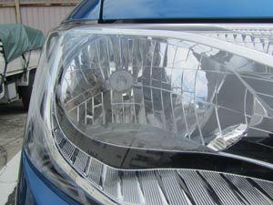 トヨタ カローラフィールダー LEDヘッドライト 取付